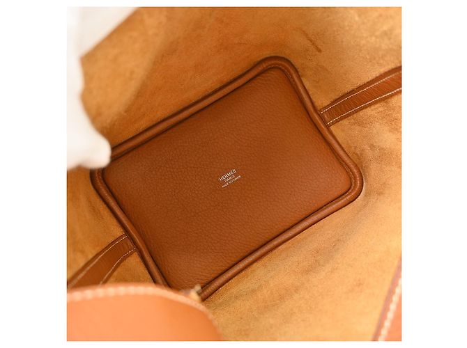 Hermès Hermes Picotin Clémence PM Braun - Ansicht 3