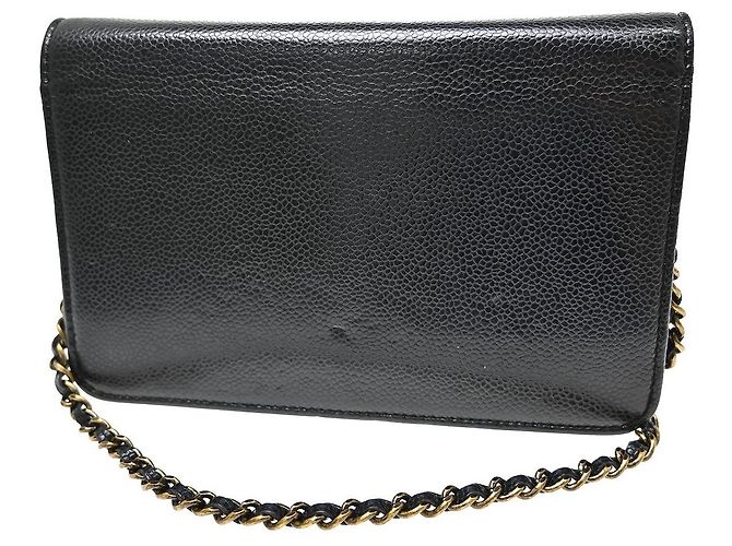 Chanel Wallet on Chain Caviar 19 Nero - vista 2