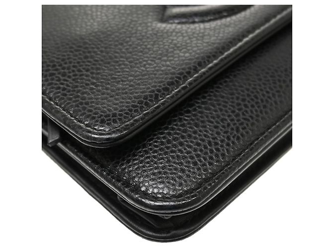Chanel Wallet on Chain Caviar 19 Nero - vista 6