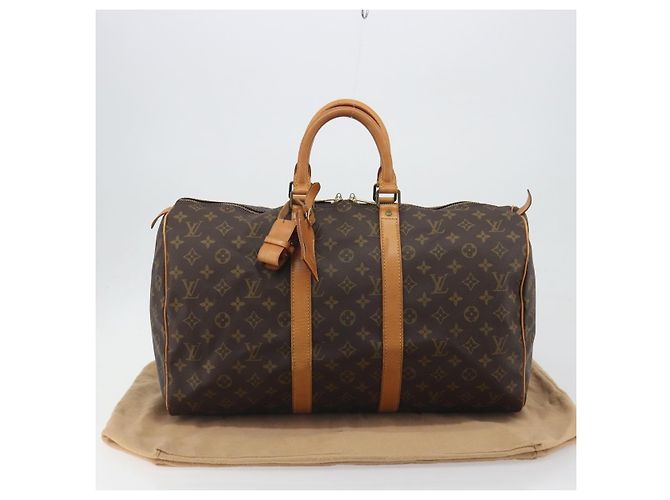 Louis Vuitton Keepall Monogram 45 Marrone - vista 7