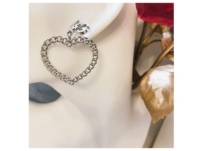 Orecchini a cuore DOLCE & GABBANA argento - vista 6