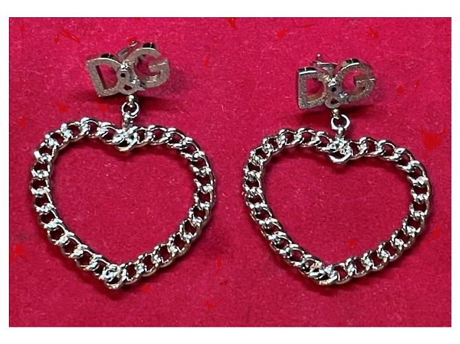 Orecchini a cuore DOLCE & GABBANA argento - vista 8