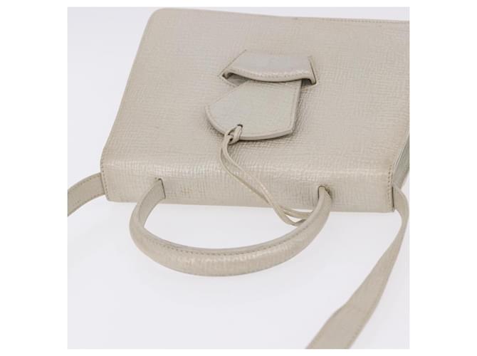 Loewe Barcelona Top handle Leather Argento - vista 7
