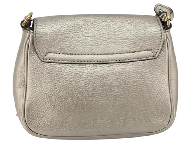Gucci Soho Chain Leather Small Argento - vista 2