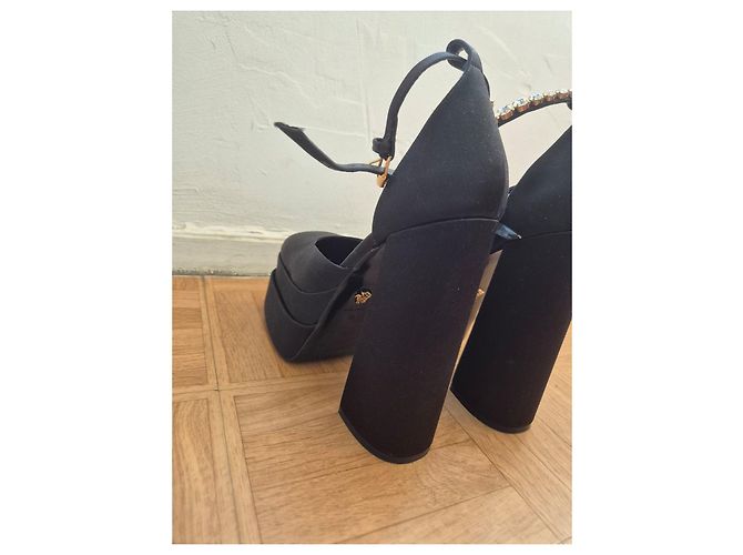 Décolleté platform Versace Medusa Nero - vista 5