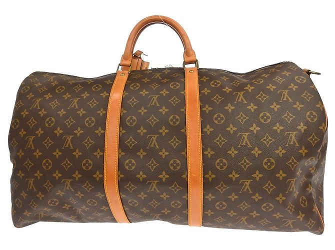 Louis Vuitton Keepall Bandoulière Monogram 60 Marrone - vista 2