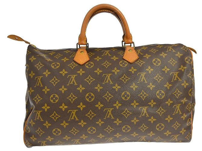 Louis Vuitton Speedy Monogram 40 Marrone - vista 2