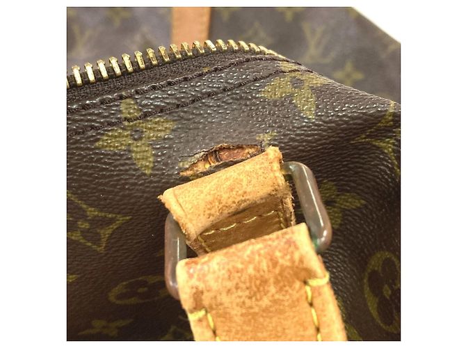 Louis Vuitton Monogram Keepall 60 Braun Monogramm - Ansicht 14