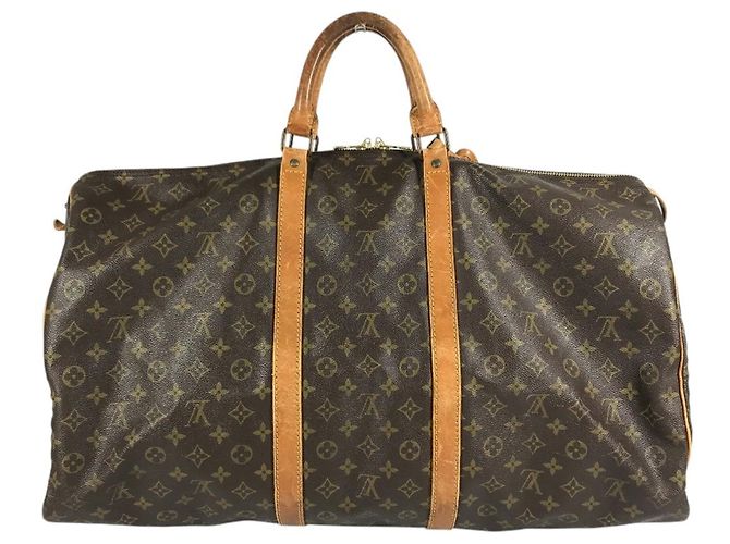 Louis Vuitton Monogram Keepall 60 Braun Monogramm - Ansicht 2