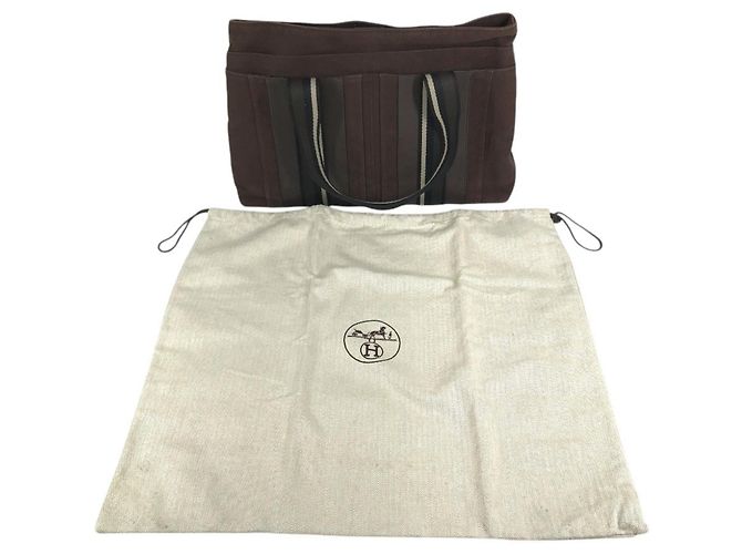 Hermès HERMES Troca Horizontal MM Tote Bag Braun - Ansicht 16