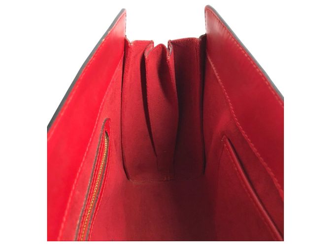 Borsa Tote Louis Vuitton Epi Duplex Rosso - vista 15
