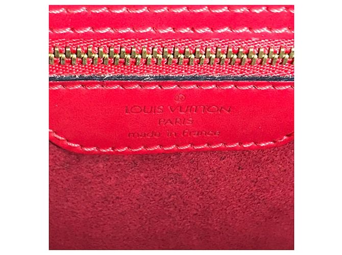 Borsa Tote Louis Vuitton Epi Duplex Rosso - vista 17