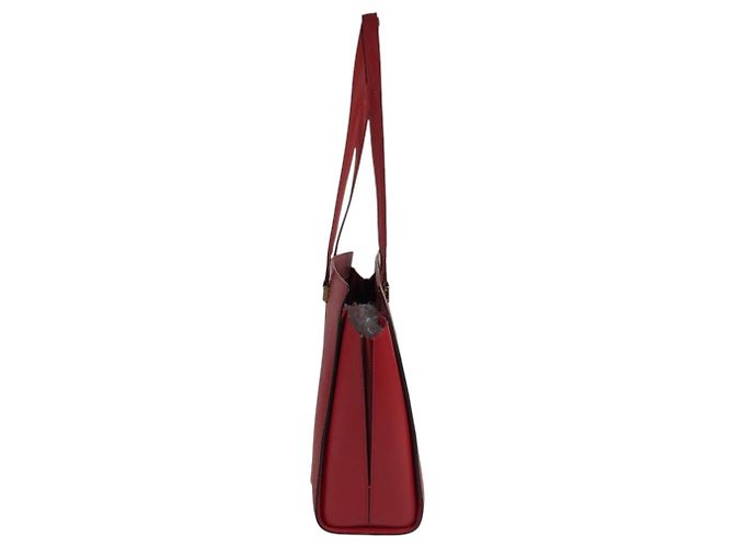 Borsa Tote Louis Vuitton Epi Duplex Rosso - vista 3
