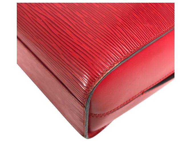 Borsa Tote Louis Vuitton Epi Duplex Rosso - vista 8