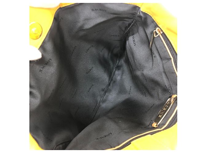 Borsa a mano in pelle gialla Loewe Giallo - vista 11