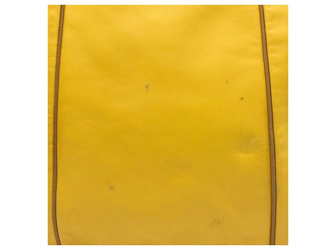 Borsa a mano in pelle gialla Loewe Giallo - vista 16