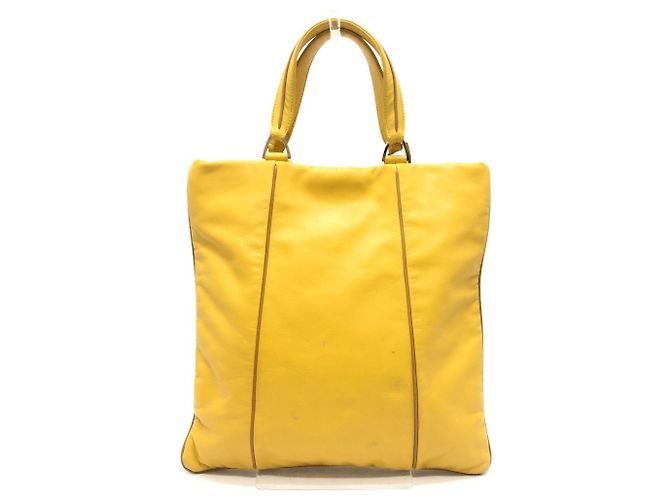 Borsa a mano in pelle gialla Loewe Giallo - vista 2