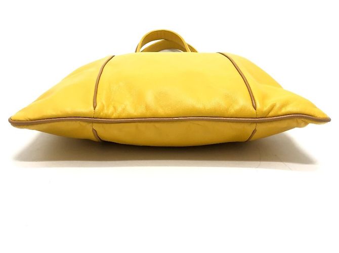 Borsa a mano in pelle gialla Loewe Giallo - vista 5