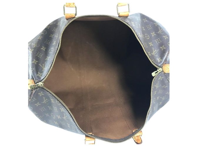 Louis Vuitton Monogram Keepall 55 Tasche Braun Monogramm - Ansicht 13