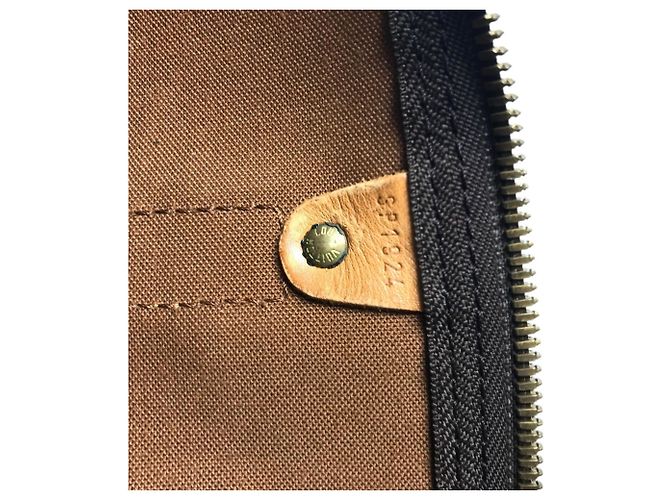 Louis Vuitton Monogram Keepall 55 Tasche Braun Monogramm - Ansicht 16