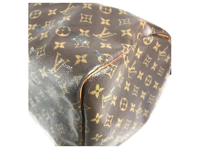 Louis Vuitton Monogram Keepall 55 Tasche Braun Monogramm - Ansicht 8