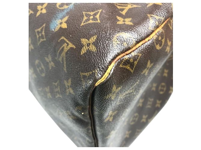 Louis Vuitton Monogram Keepall 55 Tasche Braun Monogramm - Ansicht 9