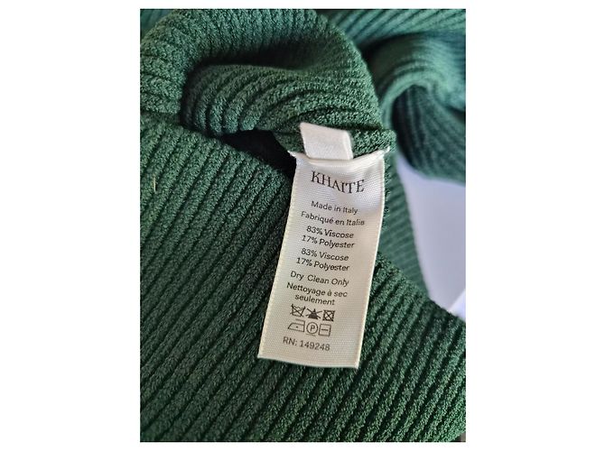 KHAITE grünes Rippstrick-Maxikleid - Ansicht 5