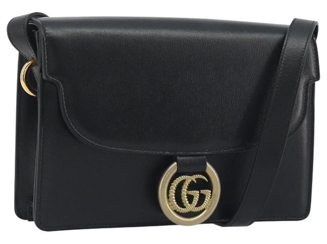 Gucci GG Ring aus Leder Small Schwarz - Ansicht 3