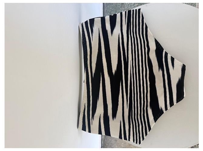 Bikini Missoni estampado Zigzag Negro Blanco - vista 4