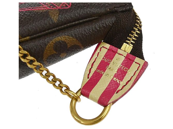Louis Vuitton Mini Pochette Limited Marrone - vista 4