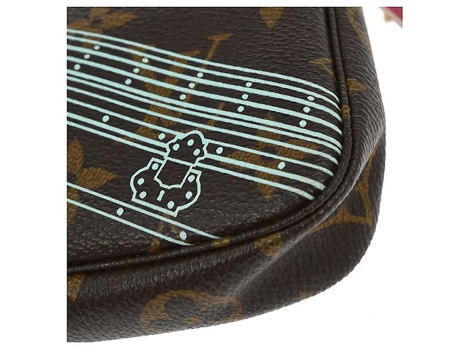 Louis Vuitton Mini Pochette Limited Marrone - vista 7