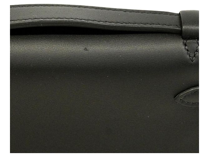 Hermès Borsa Hermes Pochette Kelly Swift Nero - vista 8