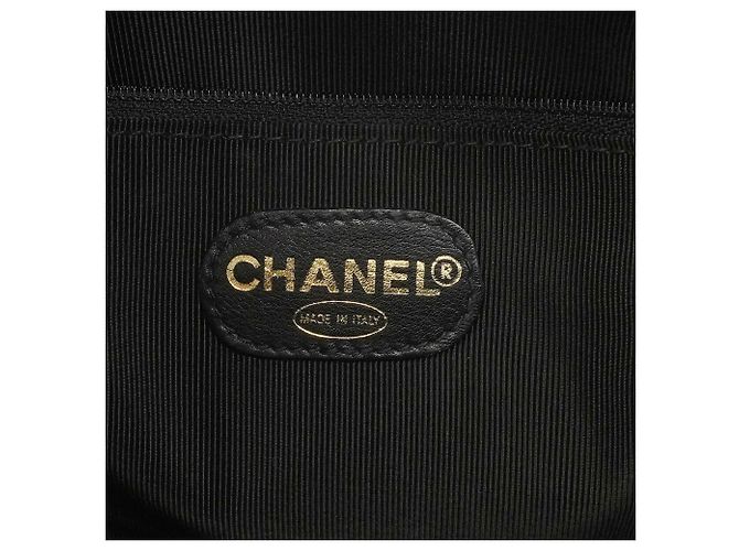 Chanel Triple Coco Shopper aus Kaviarleder Schwarz - Ansicht 5