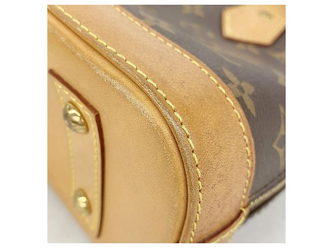 Borsa Louis Vuitton Alma BB Monogram Marrone - vista 6