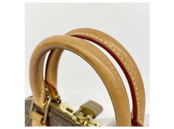 Borsa Louis Vuitton Alma BB Monogram Marrone - vista 8