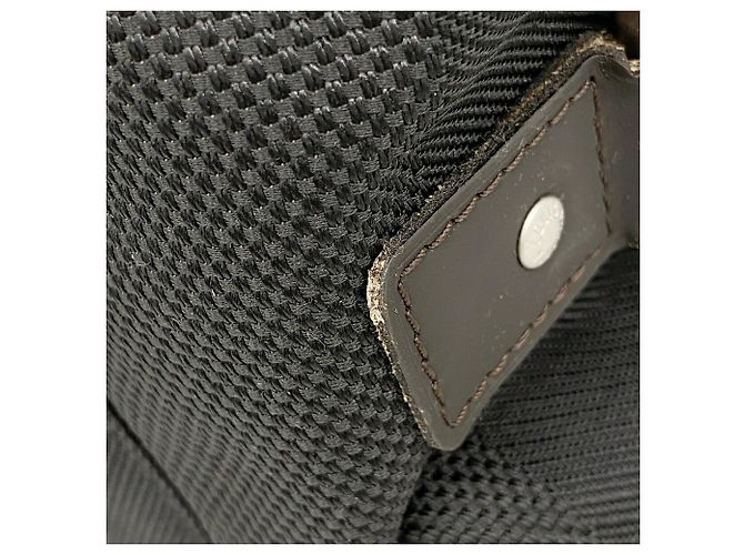 Borsa a tracolla Louis Vuitton Damier Géant Bellier M93076 Noir Uomo Nero - vista 9