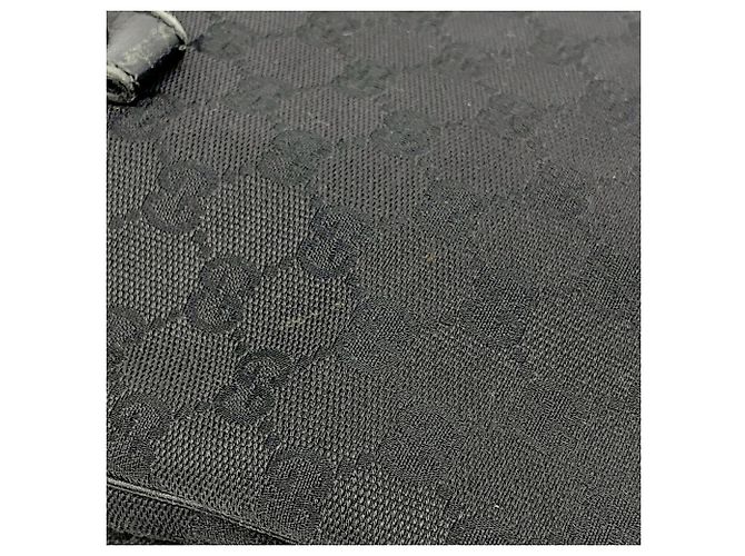 Borsa Tote Gucci GG Canvas Bamboo Nero - vista 10