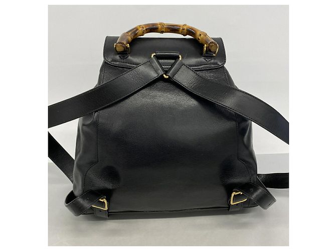 Zaino Gucci Bamboo Nero - vista 11