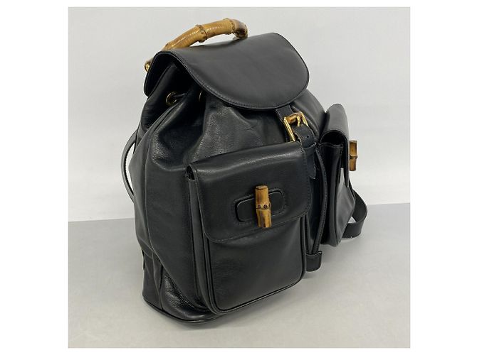 Zaino Gucci Bamboo Nero - vista 2