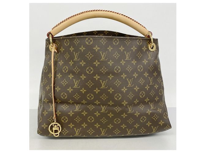 Borsa Tote Louis Vuitton Monogram Artsy MM Marrone - vista 8