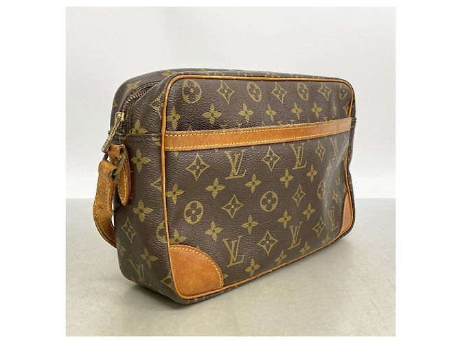 Borsa a tracolla Louis Vuitton Monogram Trocadero 27 Marrone - vista 2