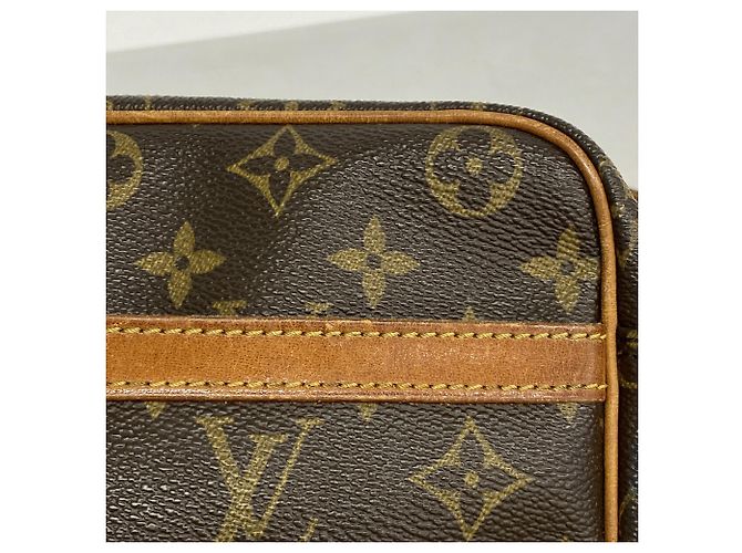 Borsa a tracolla Louis Vuitton Monogram Trocadero 27 Marrone - vista 8