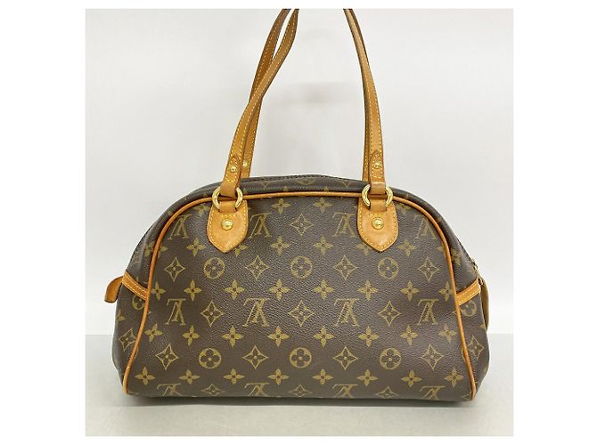 Borsa a tracolla Louis Vuitton Monogram Montorgueil PM Marrone - vista 10