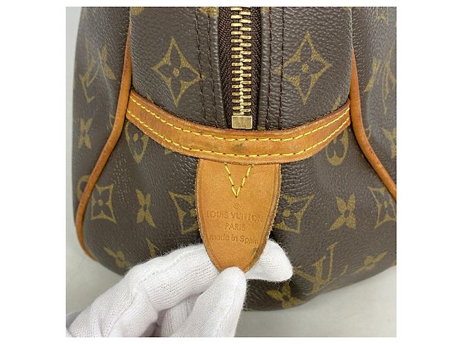 Borsa a tracolla Louis Vuitton Monogram Montorgueil PM Marrone - vista 5