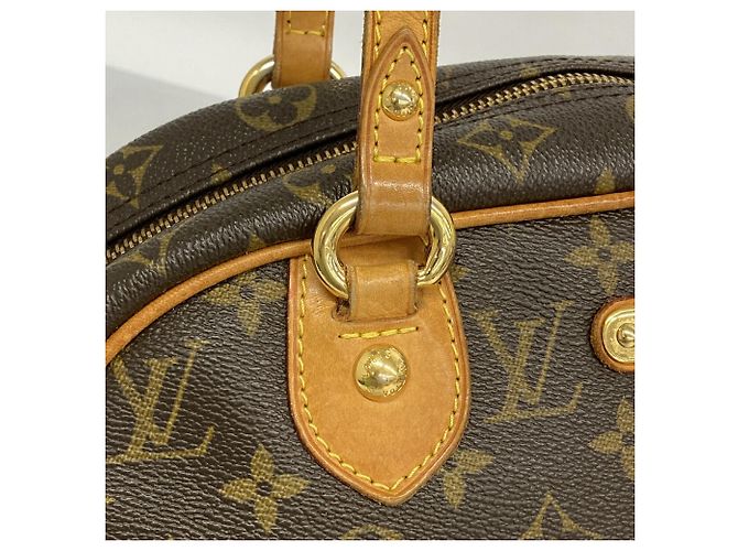Borsa a tracolla Louis Vuitton Monogram Montorgueil PM Marrone - vista 8