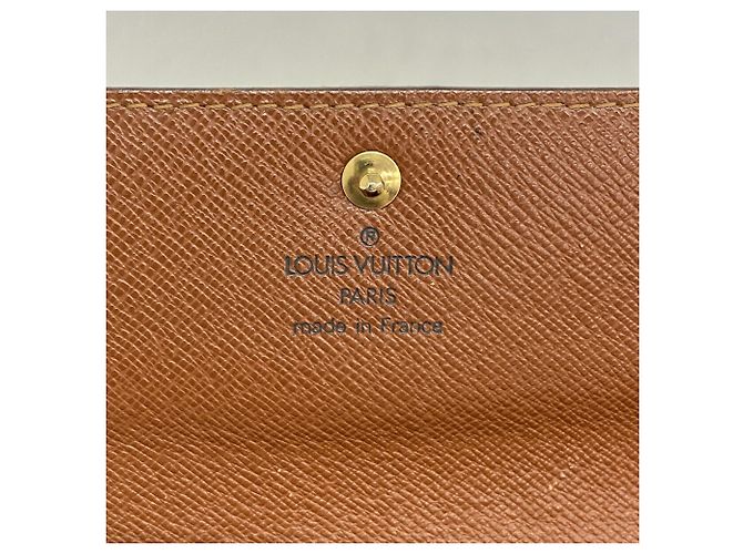 Cartera larga Louis Vuitton marrón Castaño - vista 4