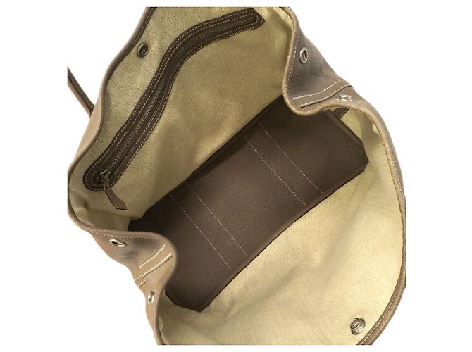 Hermès Borsa Tote Hermes Garden PM Taupe - vista 4