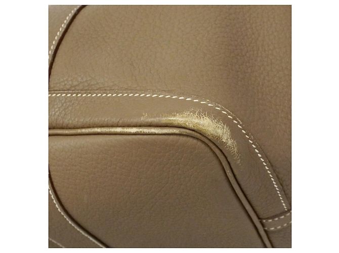 Hermès Borsa Tote Hermes Garden PM Taupe - vista 6