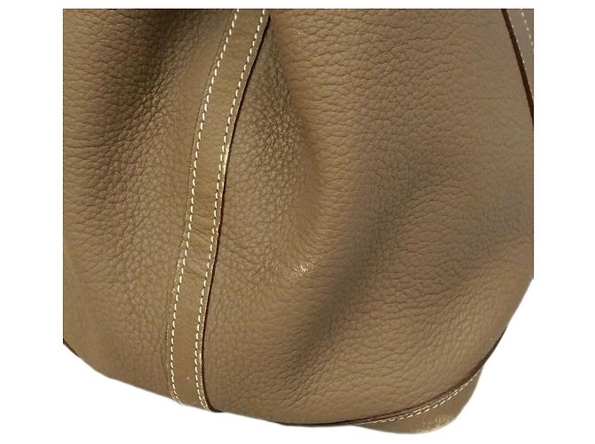Hermès Borsa Tote Hermes Garden PM Taupe - vista 9
