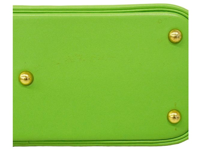 Hermès Borsa Hermes Bolide 31 in Verde Mela e Arancione - vista 10